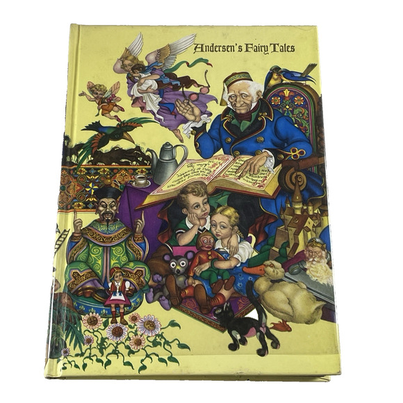 Hans Christian Andersons Fairy Tales 1977 Printing Illustrated Junior Library HC - Picture 2 of 13